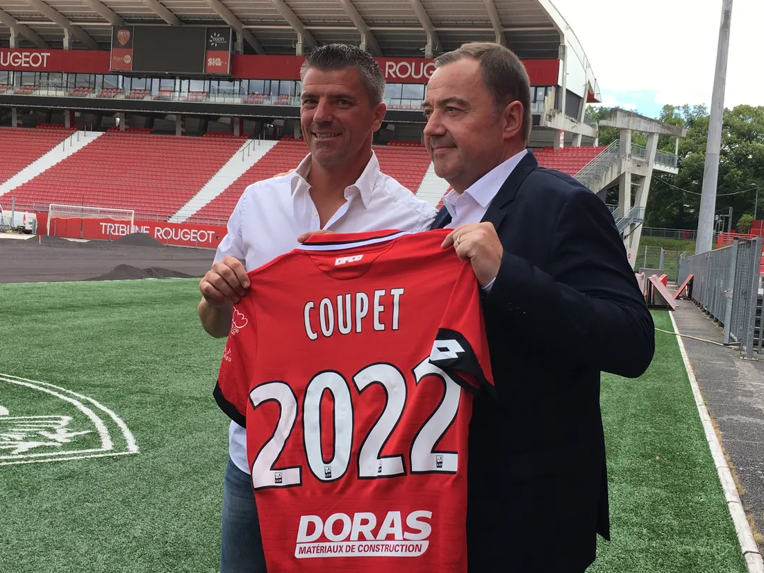 Grégory Coupet, l'année dernière lors de son arrivée à Dijon 